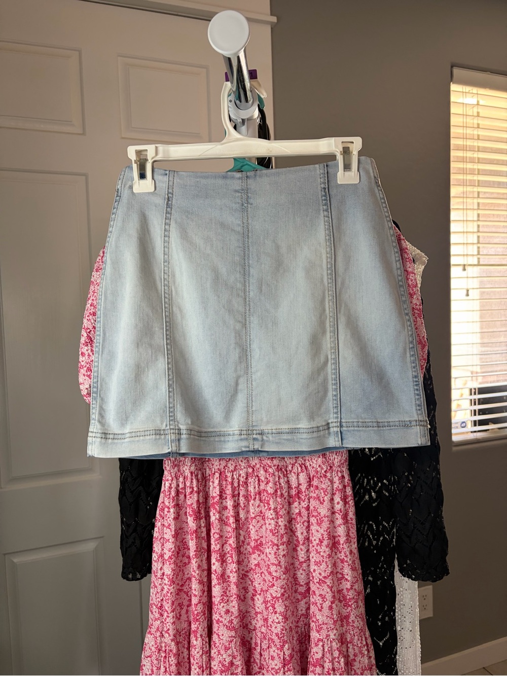 wild fable Light Wash Denim Mini Skirt